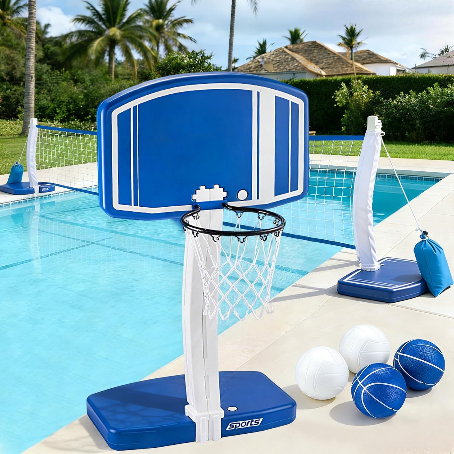 Above Ground Pool Basketball H - огляд і ціна Basketball Hoop