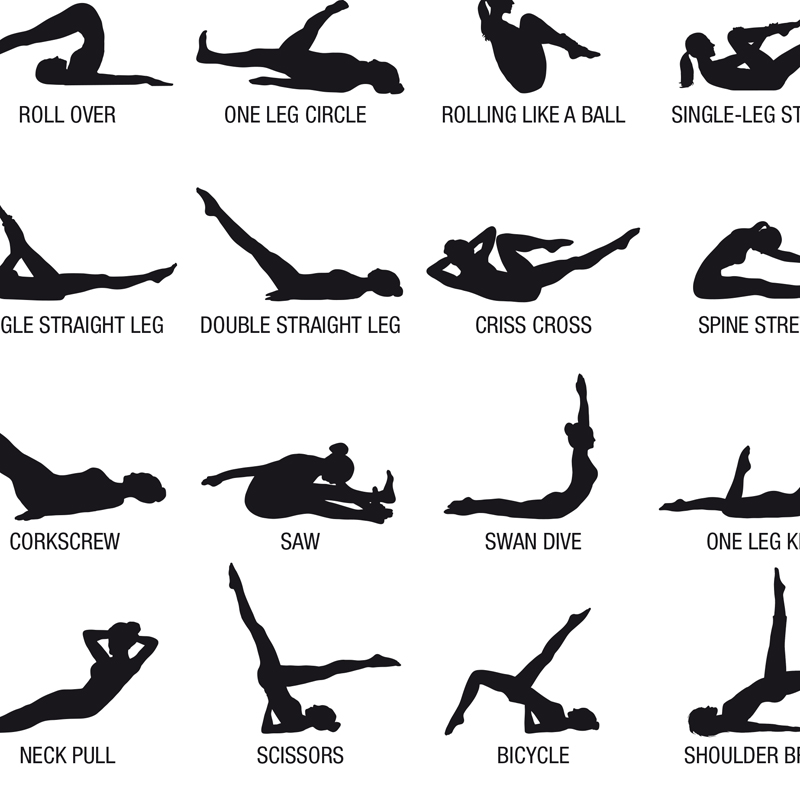 Frameless Pilates Workout Char - огляд і ціна Sports Equipment Poster