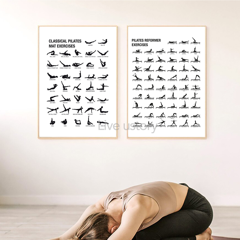 Frameless Pilates Workout Char - огляд і ціна Sports Equipment Poster