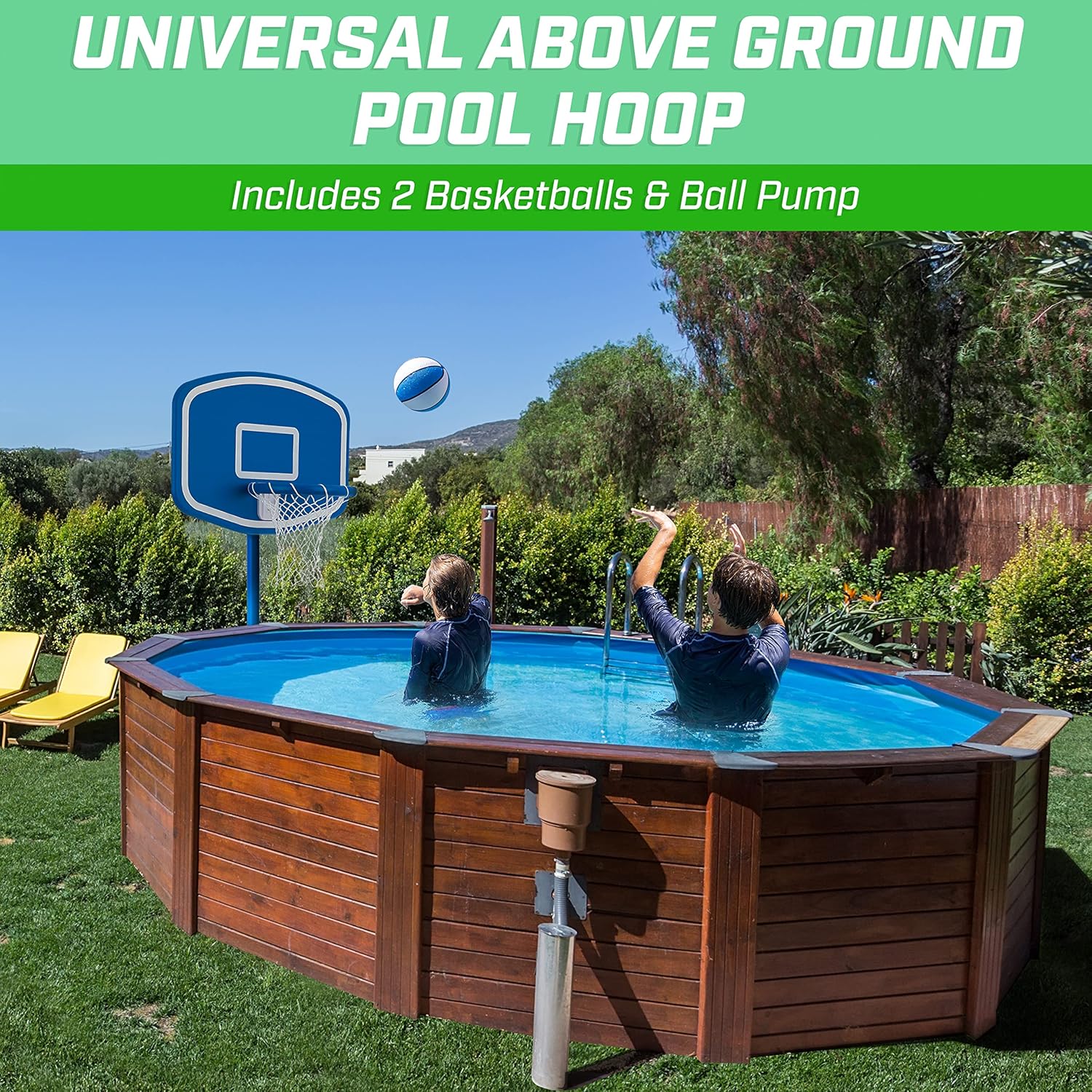Above Ground Pool Basketball H - огляд і ціна Basketball Hoop