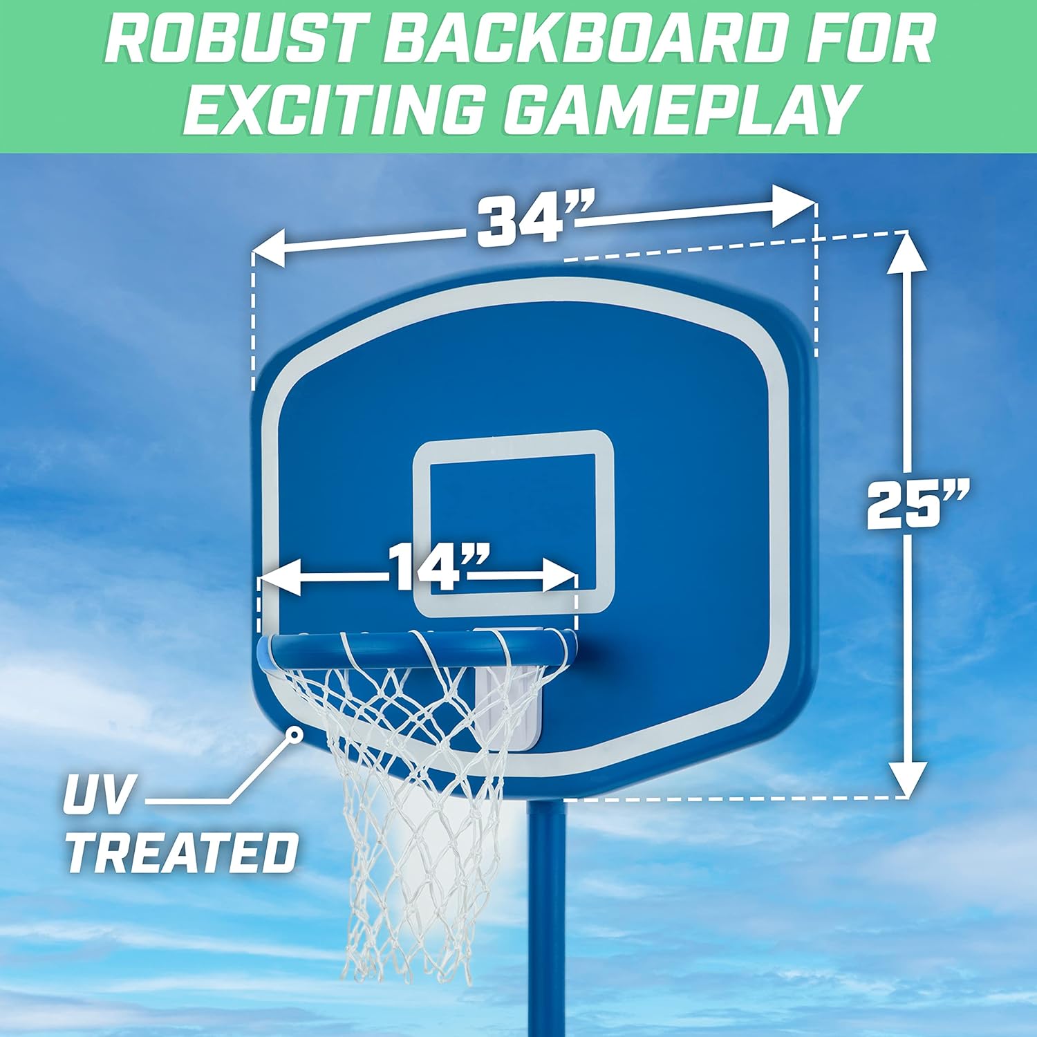 Above Ground Pool Basketball H - огляд і ціна Basketball Hoop